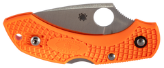 Spyderco Dragonfly 2 Lightweight 2.30" VG-10 Drop Point Plain Edge Orange FRN Folding Knife — view 3