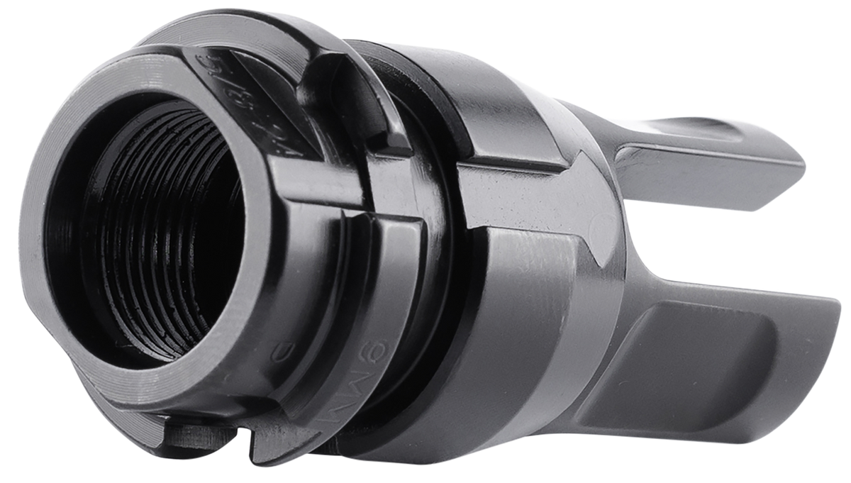 Dead Air DA120 KeyMicro Brake Flash Hider 5/8x24 SIG Taper 9mm Black Nitride — view 3