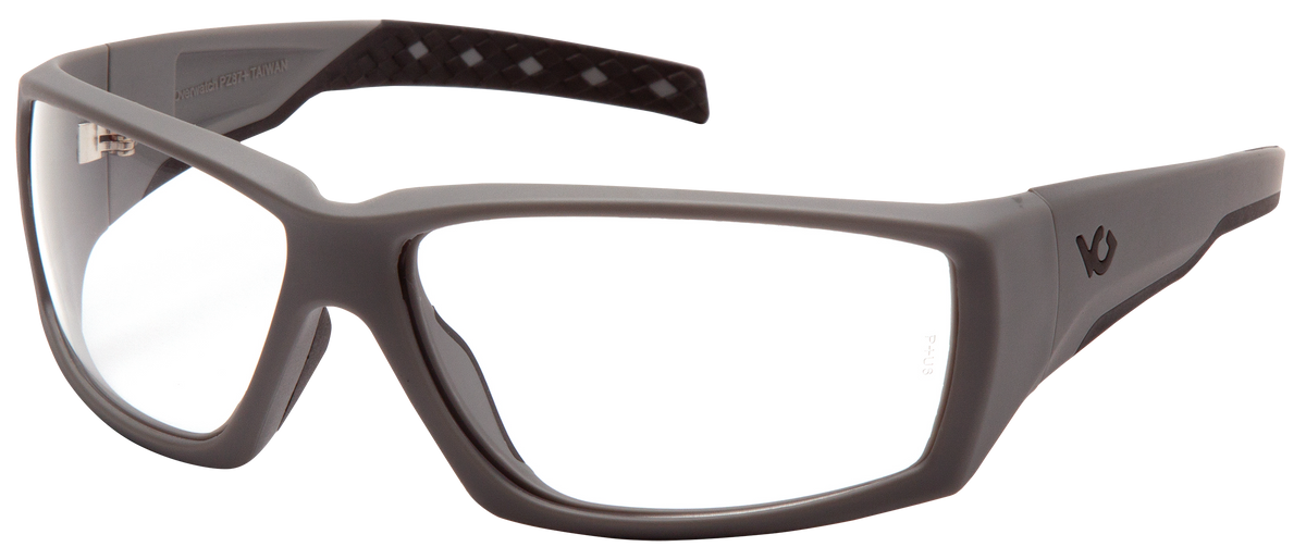 Pyramex OverWatch Safety Glasses Clear Anti-Fog Lens Urban Gray Frame — view 3