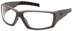 Pyramex OverWatch Safety Glasses Clear Anti-Fog Lens Urban Gray Frame — view 3