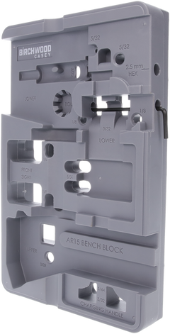 Birchwood Casey AR-15 Bench Block Gray Solvent Safe — view 3