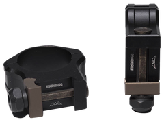 Christensen Arms Ultralight PRSR-X2 30mm Low Black Anodized Scope Rings — view 3