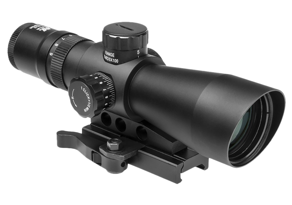NcSTAR Mark III Tactical Gen 2 3-9x42mm Dual Illuminated P4 Sniper Reticle Riflescope — view 3