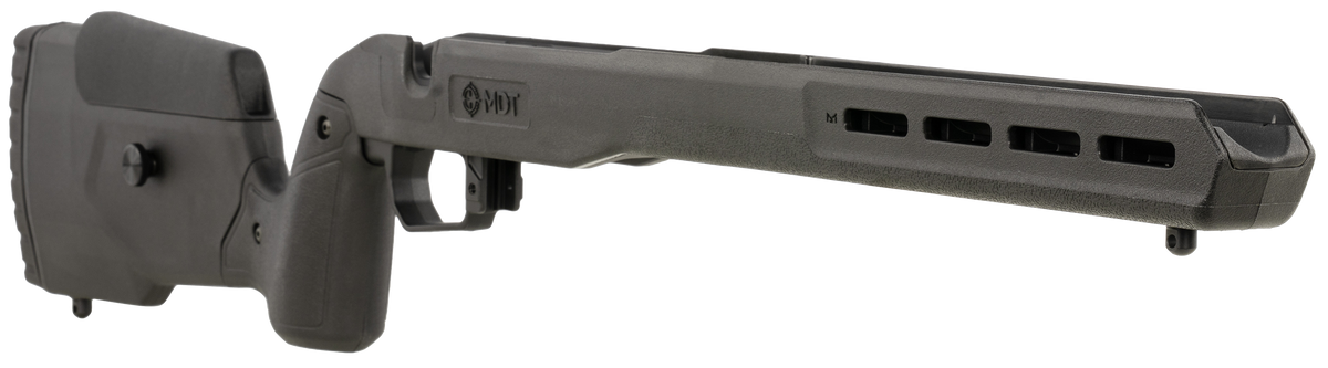 MDT Sporting Goods Field Stock Black Aluminum Long Action RH - Fits Ruger American — view 3