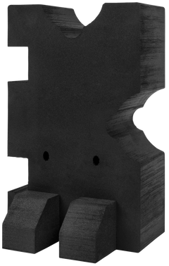 Allen 2457 Soft Rock Shooting Rest Tall Boy Black Foam — view 3