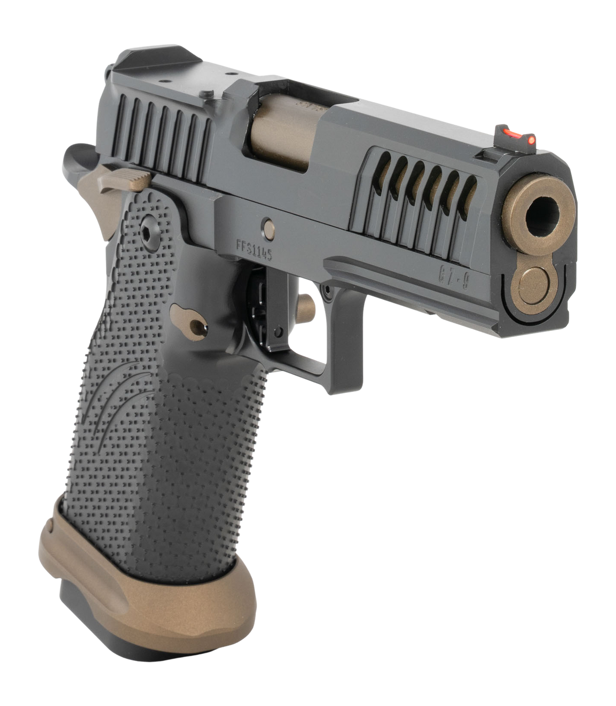 Fierce Firearms Grizz Commander 9mm Luger 4.25" 19+1 Semi-Auto Pistol - Burnt Bronze Cerakote — view 3