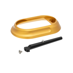 Tyrant CNC Full Size Magwell S&W M&P 2.0 9mm/.40 Gold 6061 Aluminum — view 3