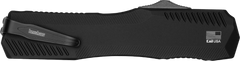 Kershaw Livewire 9000T 3.30" OTF Automatic Tanto Plain Black DLC CPM MagnaCut - Black Anodized Aluminum Knife — view 3