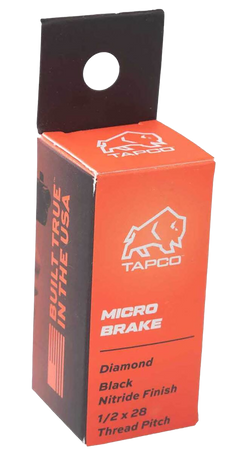Tapco Diamond Micro Brake 9mm 1/2x28 Black Nitride Muzzle Brake — view 3