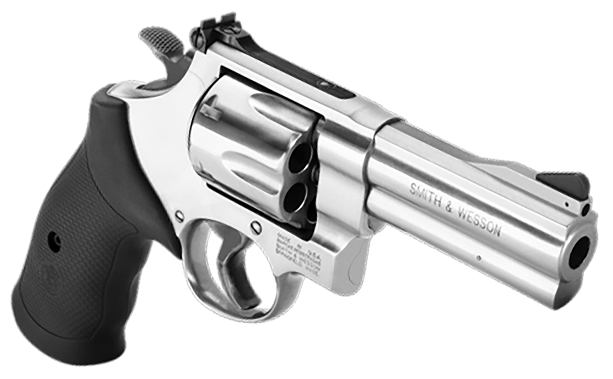 Smith & Wesson Model 610 10mm Auto/40 S&W 4" 6-Shot DA/SA Stainless N-Frame Revolver — view 3