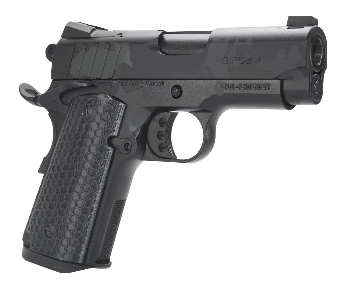 EAA Girsan MC1911 SC Influencer 9mm Luger 3.40" 7+1 Semi-Auto Pistol - Black Camo — view 3
