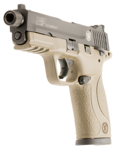 Smith & Wesson M&P 22 Compact 22 LR 3.60" 10+1 Semi-Auto Pistol - FDE Cerakote — view 3