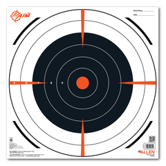 EZ-Aim 15334 Bullseye Hanging Paper Target 12" x 12" Black/White 13 Pack — view 3