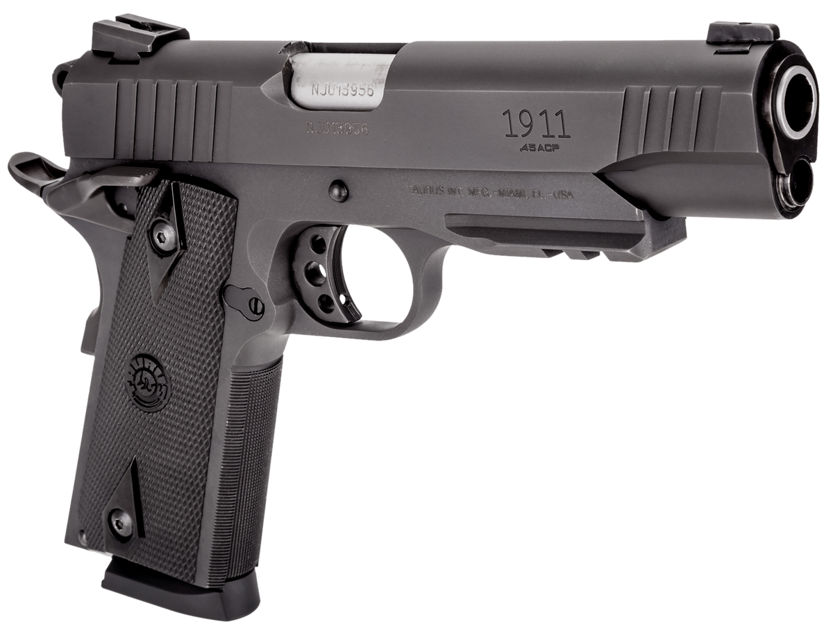 Taurus 1191101B1 1911 Standard 45 ACP 5" 8+1 SAO Pistol - Matte Black — view 3
