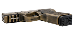 Black Rain Frontline+ Trump Custom 9mm Luger 4" 15+1 Semi-Auto Pistol - Gold Battleworn — view 3