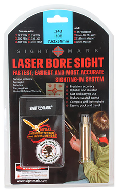 Sightmark SM39005 Rifle Boresight Red Laser 243/308 Win & 7.62x51mm NATO Brass Chamber Mount — view 3