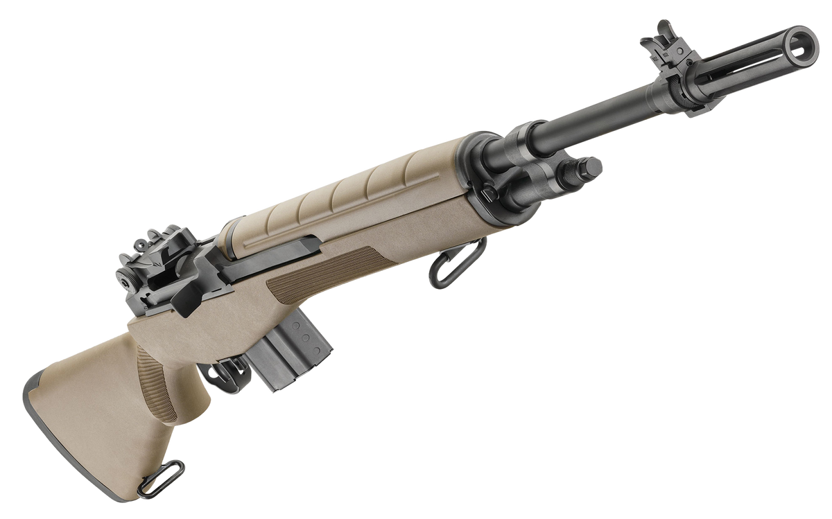 Springfield Armory M1A Standard Issue 308 Win/7.62x51mm 22" 10+1 Semi-Auto Rifle - FDE Stock — view 3
