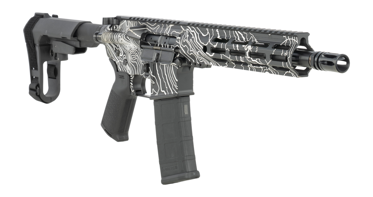 Shark Coast Tactical Topography 5.56 NATO 10.5" 30+1 Semi-Auto AR Pistol — view 3
