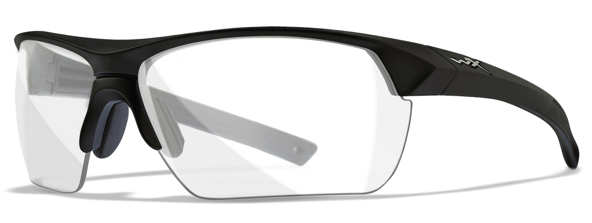 Wiley X Guard Advanced 4004 Safety Glasses - Matte Black Frame - Grey/Clear Lenses — view 3
