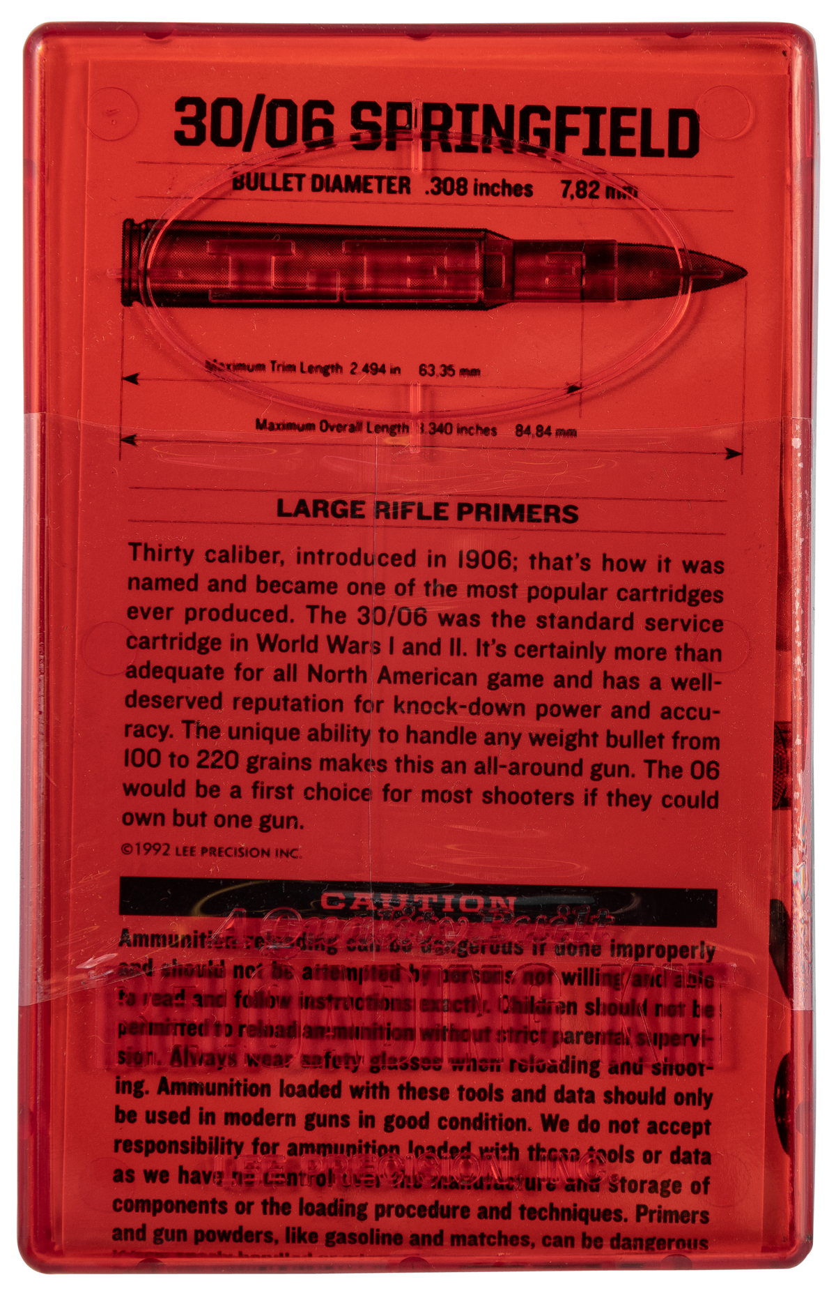 Lee Precision 90248 Classic Loader 30-06 Springfield Reloading Kit — view 3