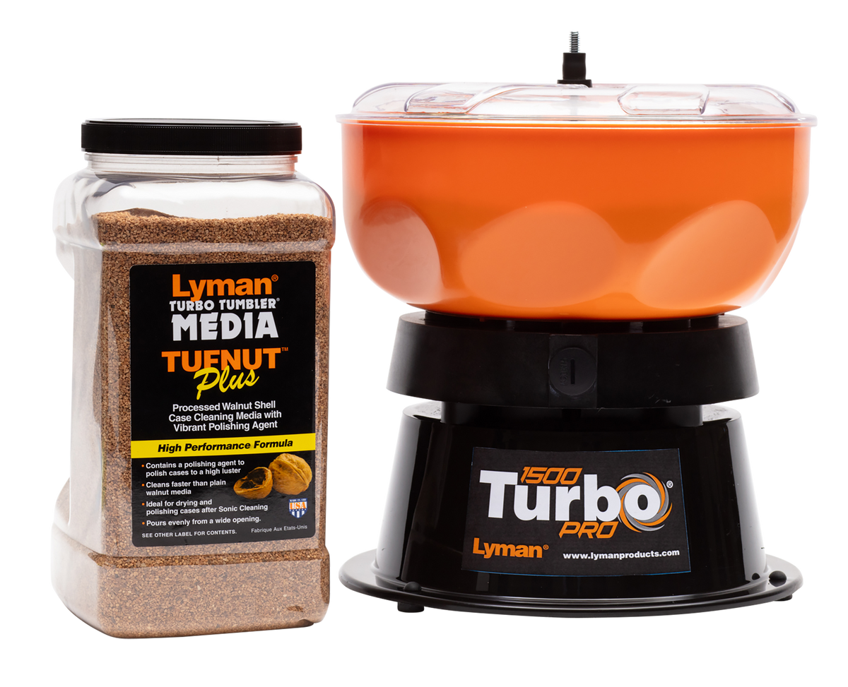 Lyman 1500 Pro Turbo Tumbler 115V Black/Orange Case Cleaner — view 3