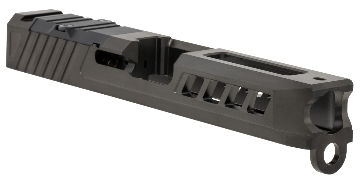 True Precision Axiom Optic Cut Slide for Glock 19 Gen 1-3 - Black DLC 416R Stainless — view 3