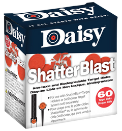 Daisy ShatterBlast 2" Clay Target Disks .22-.50 Cal 60 Count — view 3