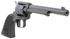 Heritage Mfg Rough Rider 22 LR/22 WMR 6.50" 6-Shot SAO Revolver - Black Cerakote/Polymer Grip — view 3