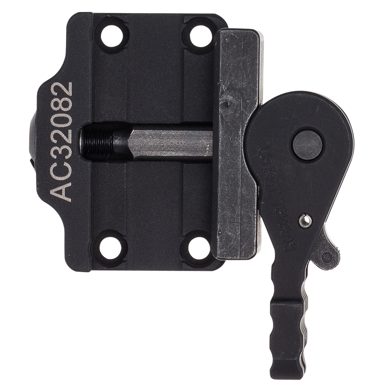 Trijicon MRO Levered QR Low Profile Picatinny Rail Mount - Matte Black Aluminum — view 3