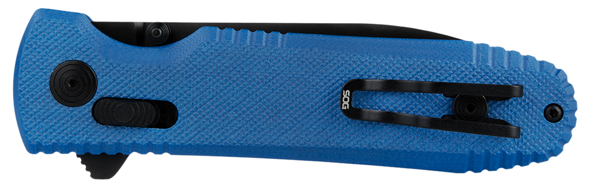 S.O.G Pentagon XR LTE 3.60" Spear Point TiNi CTS XHP Blue G10 Folding Knife — view 3