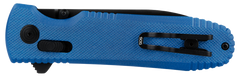 S.O.G Pentagon XR LTE 3.60" Spear Point TiNi CTS XHP Blue G10 Folding Knife — view 3