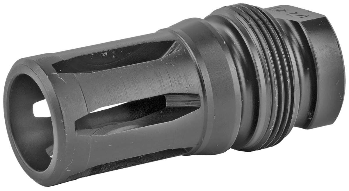 Dead Air Xeno A1 Flash Hider 1/2x28 2.16" Black Nitride 4140 Steel — view 3