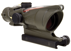 Trijicon ACOG 4x32mm Illuminated Red Chevron .223/5.56 BDC Riflescope - OD Green — view 3