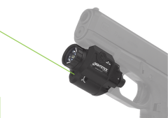 Nightstick TCM-10-GL Compact Weapon-Mounted Light with Green Laser 650 Lumens White LED Black Anodized — view 3