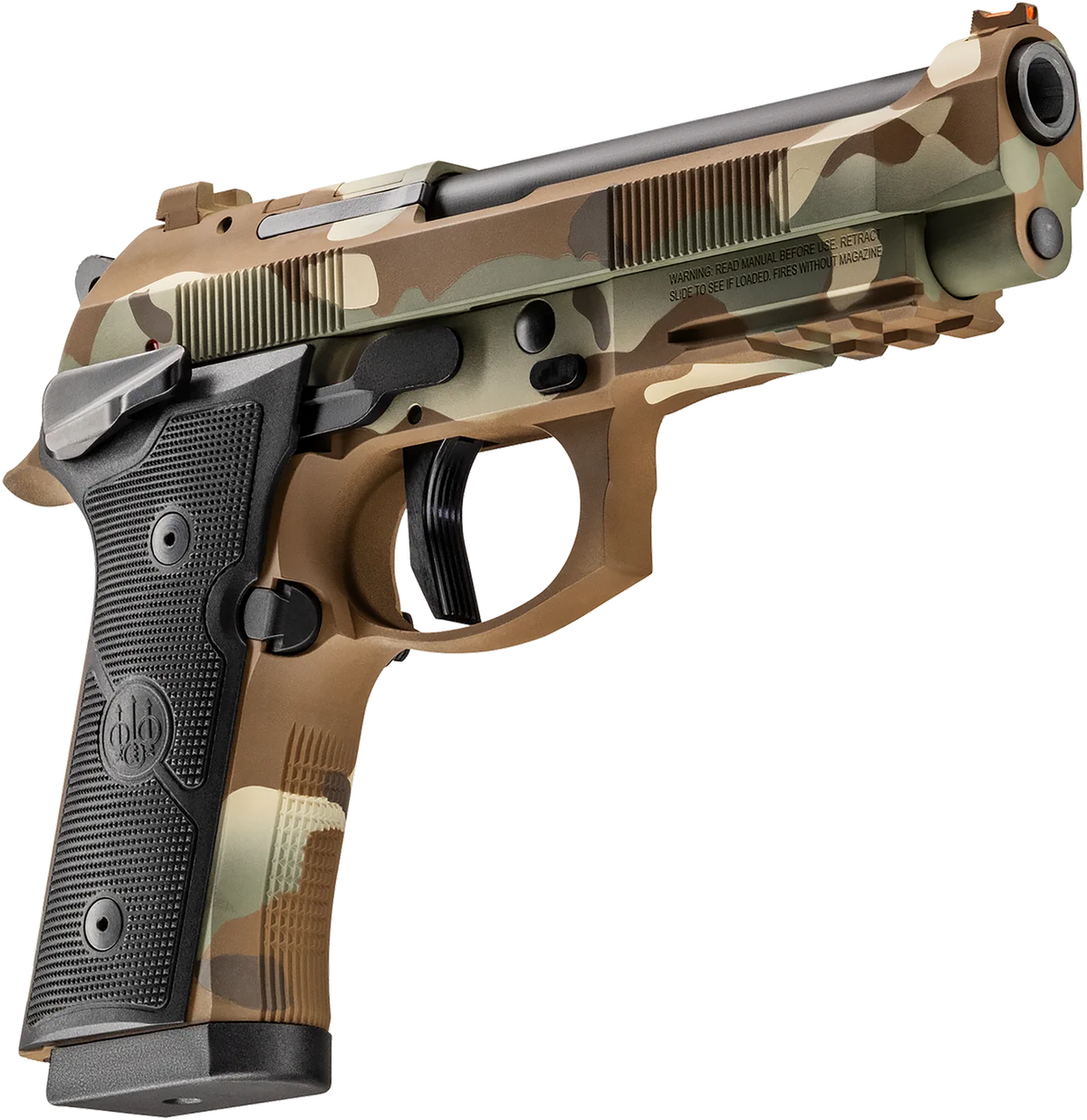 Beretta 92XI SAO 9mm Luger 4.7" 10+1 MultiCam Semi-Auto Pistol — view 3