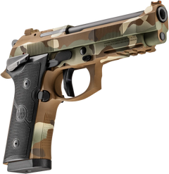 Beretta 92XI SAO 9mm Luger 4.7" 10+1 MultiCam Semi-Auto Pistol — view 3