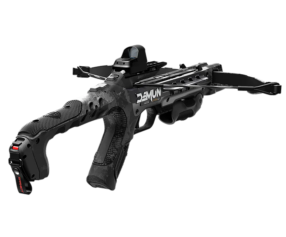 Barnett Demun AccuStrike Pro Pistol Crossbow 210 FPS 80 lb Draw - Black — view 3