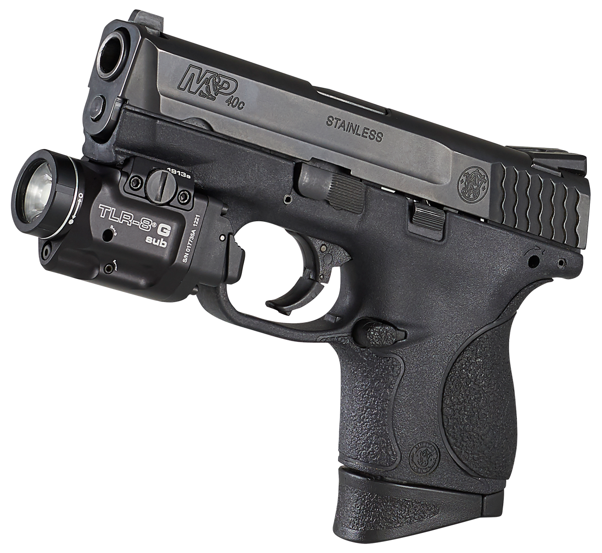 Streamlight 69438 TLR-8 G Sub 500 Lumen White LED/Green Laser Weapon Light - 1913 Short Rail — view 3