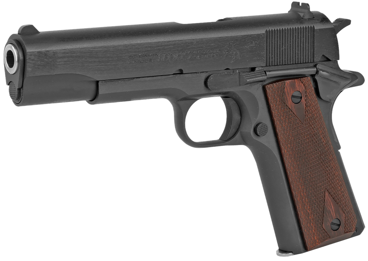 Colt Mfg 1911 Government 38 Super 5" 9+1 Semi-Auto Pistol - Blued, National Match Barrel — view 3