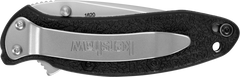 Kershaw Scallion 1620 2.4" Folding Flipper Plain Bead Blasted 420HC SS Black Nylon — view 3
