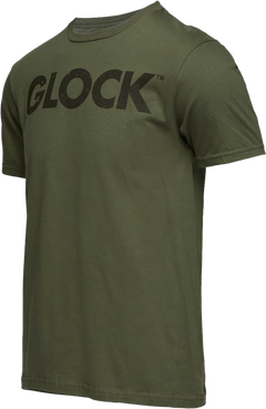 Glock Caliber Tee Military Green Ringspun Cotton Short Sleeve T-Shirt 2XL — view 3