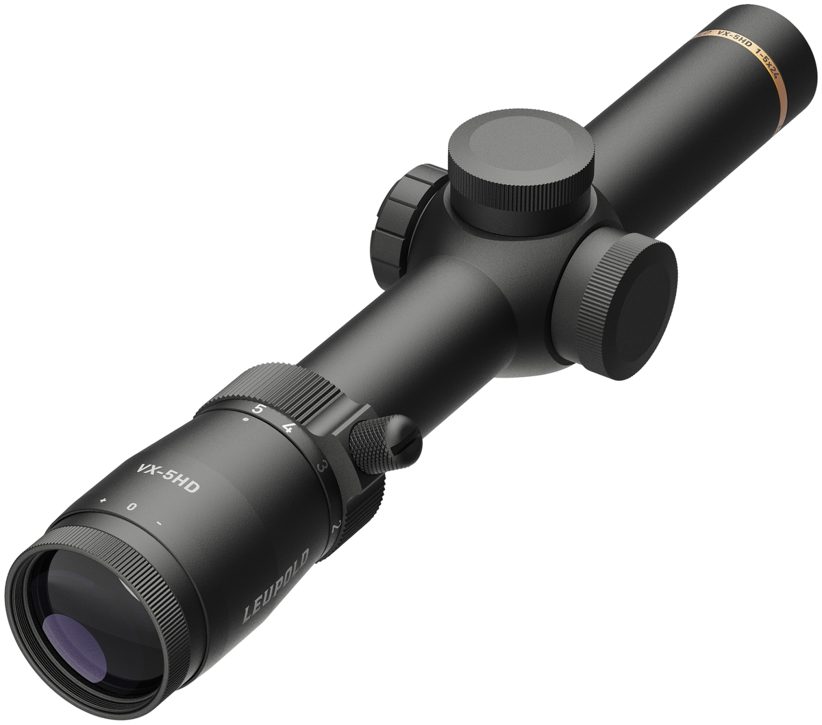 Leupold VX-5HD Gen 2 1-5x24mm 30mm Tube Illuminated FireDot 4 Fine Riflescope — view 3