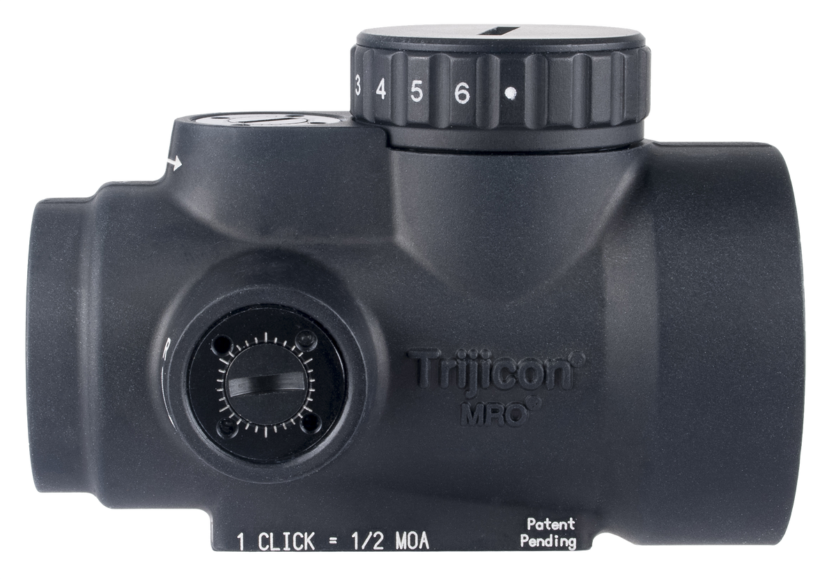 Trijicon MRO SD 1x25mm 2 MOA Green Dot Reflex Sight - Matte Black — view 3