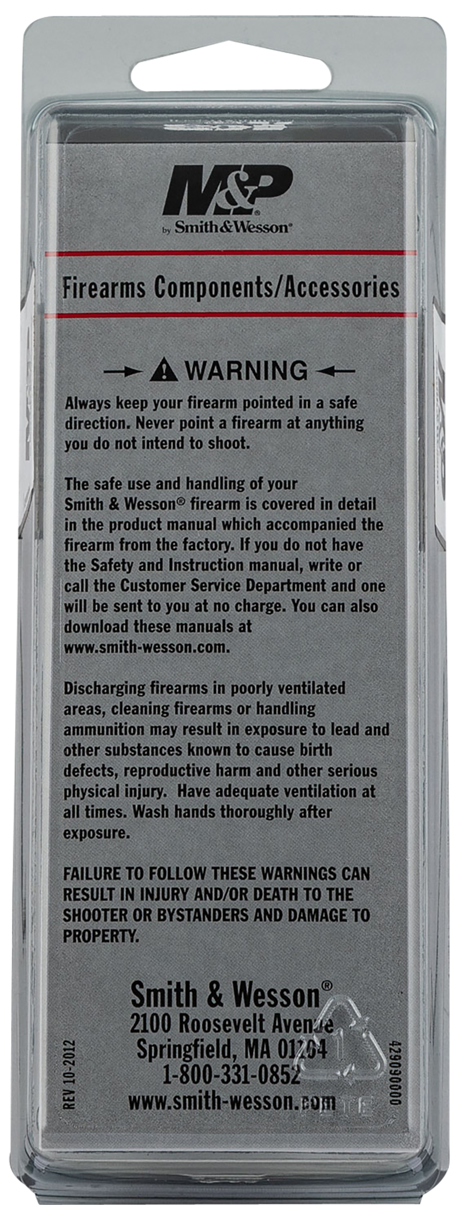Smith & Wesson M&P 9mm Luger 10rd Blued Steel Detachable Magazine — view 3