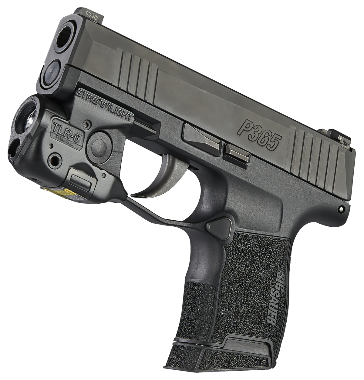 Streamlight 69284 TLR-6 Weapon Light 100 Lumens White LED/Red Laser Sig Sauer P365/P365 XL - Black Polymer — view 3