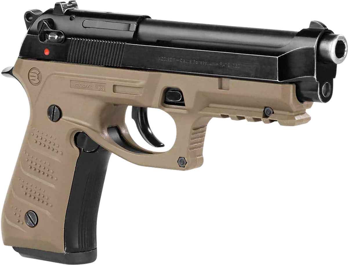 Recover Innovations BC2-02 Grip & Rail System Polymer Picatinny for Beretta 92 & M9 - Tan — view 3