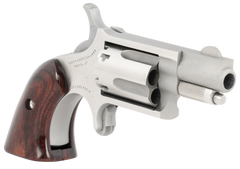 North American Arms 22LRGBG Mini-Revolver 22 LR 1.13" 5rd Stainless Steel, Wood Boot Grip — view 3