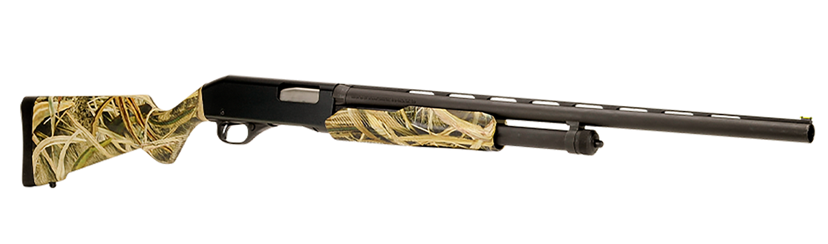 Stevens 320 Field Compact 12 Gauge Pump 3" 5+1 26" Mossy Oak Shadow Grass Blades — view 3