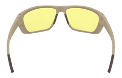 Radians Ducks Unlimited DUFF1 Full Frame Shooting Glasses Amber Lens Tan Frame — view 3