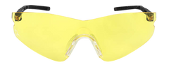 Radians DUY11040C Youth Shooting Glasses Amber Lens Black Half Frame — view 3